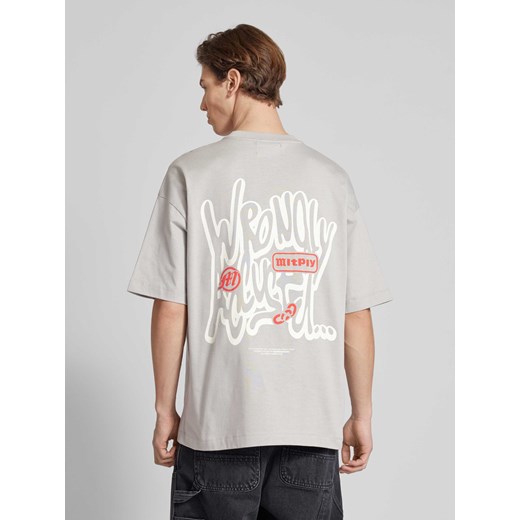 T-shirt o kroju oversized z nadrukiem z logo Multiply Apparel M Peek&Cloppenburg 
