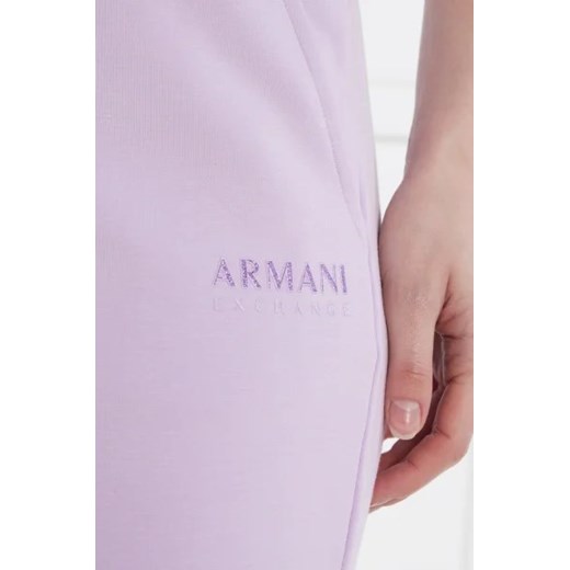 Spodnie damskie Armani Exchange z poliamidu 