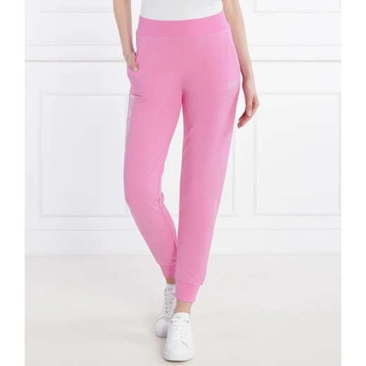 EA7 Spodnie dresowe | Regular Fit ze sklepu Gomez Fashion Store w kategorii Spodnie damskie - zdjęcie 170525333