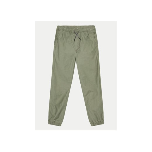 Gap Spodnie materiałowe 707988-01 Zielony Regular Fit ze sklepu MODIVO w kategorii Spodnie chłopięce - zdjęcie 170525693
