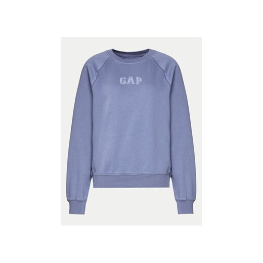 Gap Bluza 885578-00 Niebieski Regular Fit ze sklepu MODIVO w kategorii Bluzy damskie - zdjęcie 170525774
