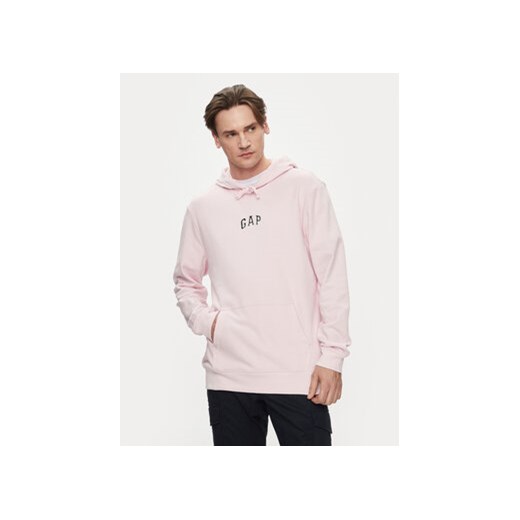 Gap Bluza 868455-01 Różowy Regular Fit ze sklepu MODIVO w kategorii Bluzy męskie - zdjęcie 170525783