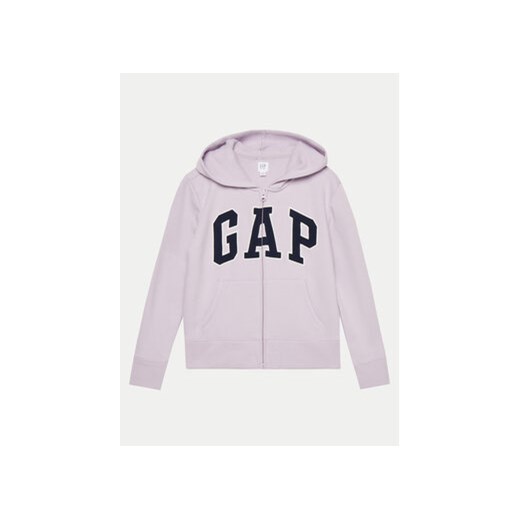 Gap Bluza 845042-01 Fioletowy Regular Fit ze sklepu MODIVO w kategorii Bluzy dziewczęce - zdjęcie 170525791