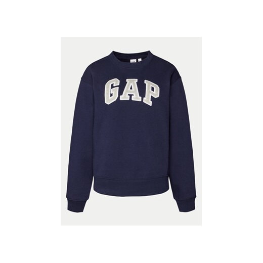 Gap Bluza 554936-12 Granatowy Regular Fit ze sklepu MODIVO w kategorii Bluzy damskie - zdjęcie 170525952