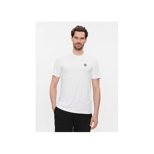 EA7 Emporio Armani T-Shirt 8NPT16 PJRGZ 1100 Biały Regular Fit 3XL MODIVO