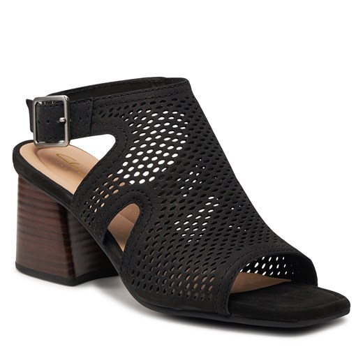 Sandały Clarks Siara65 Flow 26176344 Black Nubuck Clarks 39.5 eobuwie.pl