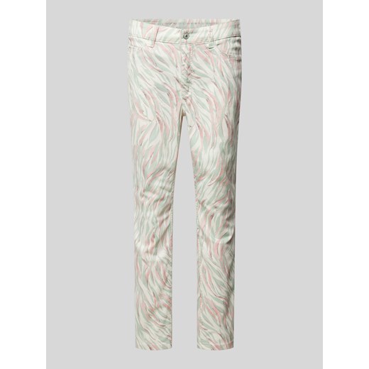 Spodnie o skróconym kroju model ‘DREAM SUMMER’ ze sklepu Peek&Cloppenburg  w kategorii Spodnie damskie - zdjęcie 170530352