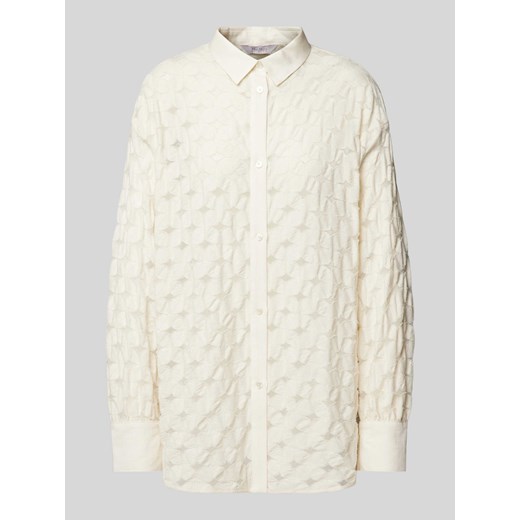Bluzka z obniżonymi ramionami model ‘UGOLA’ ze sklepu Peek&Cloppenburg  w kategorii Koszule damskie - zdjęcie 170530382
