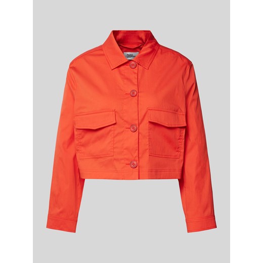 Krótka kurtka z kieszeniami z patką ze sklepu Peek&Cloppenburg  w kategorii Kurtki damskie - zdjęcie 170530690