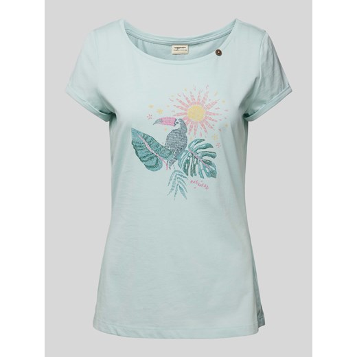 T-shirt z nadrukowanym motywem ze sklepu Peek&Cloppenburg  w kategorii Bluzki damskie - zdjęcie 170530692