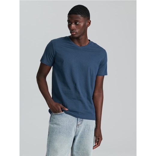 Sinsay - Koszulka - niebieski ze sklepu Sinsay w kategorii T-shirty męskie - zdjęcie 170531671