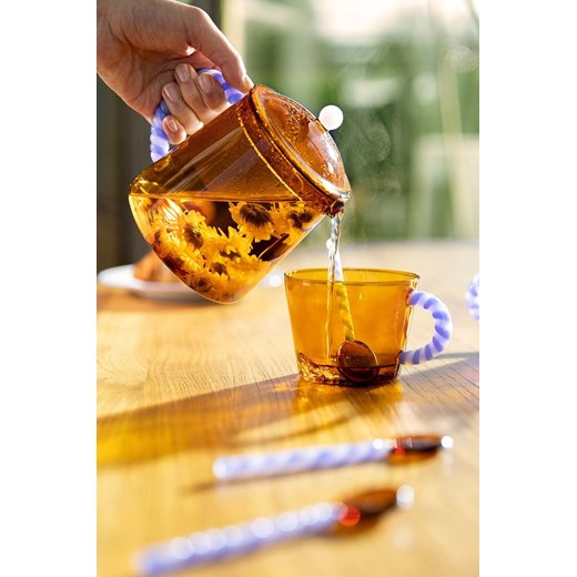 &k amsterdam dzbanek do herbaty Teapot Duet Amber &k Amsterdam ONE ANSWEAR.com
