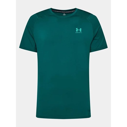 Under Armour Koszulka techniczna Ua Hg Armour Ftd Graphic Ss 1383320-449 Zielony Under Armour L MODIVO