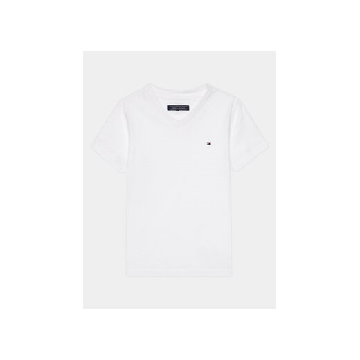 Tommy Hilfiger T-Shirt KB0KB04142 Biały Regular Fit ze sklepu MODIVO w kategorii T-shirty chłopięce - zdjęcie 170543691