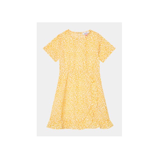 Vero Moda Girl Sukienka 10287397 Żółty Regular Fit ze sklepu MODIVO w kategorii Sukienki dziewczęce - zdjęcie 170543752