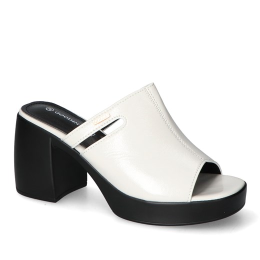 Klapki Goodin GD-FL1631 Białe ze sklepu Arturo-obuwie w kategorii Klapki damskie - zdjęcie 170545573