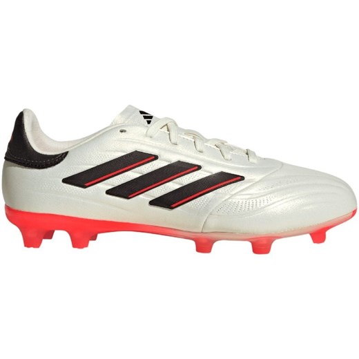 Buty piłkarskie adidas Copa Pure 2 Elite Fg Jr IE4985 białe ze sklepu ButyModne.pl w kategorii Buty sportowe dziecięce - zdjęcie 170549100