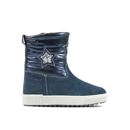 Richter Shoes Botki w kolorze niebieskim ze sklepu Limango Polska w kategorii Buty zimowe dziecięce - zdjęcie 170550301