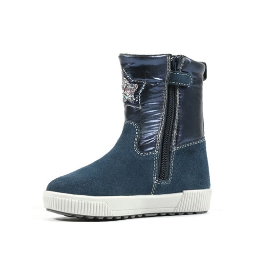 Buty zimowe dziecięce Richter na zamek granatowe jesienne 