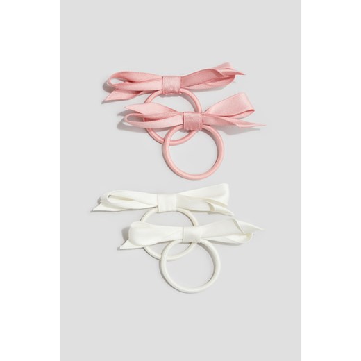 H & M - Gumka do włosów 4-pak - Różowy ze sklepu H&M w kategorii Ozdoby do włosów dziewczęce - zdjęcie 170550481