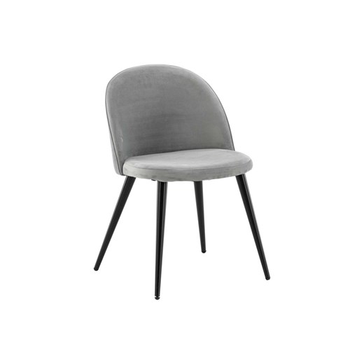 H & M - Velvet Krzesło 2 Sztuki - Szary ze sklepu H&M w kategorii Krzesła - zdjęcie 170550544
