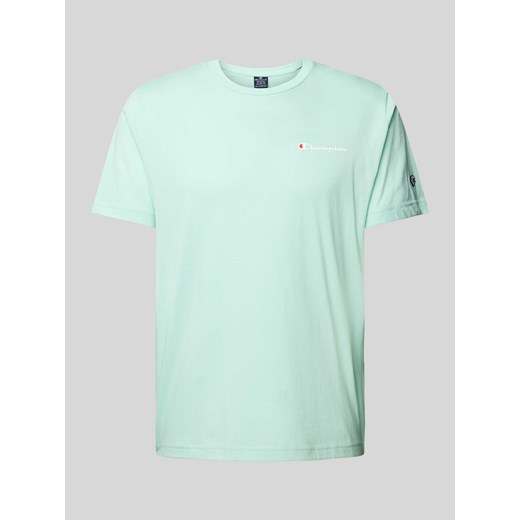 T-shirt z nadrukiem i naszywką z logo ze sklepu Peek&Cloppenburg  w kategorii T-shirty męskie - zdjęcie 170550571