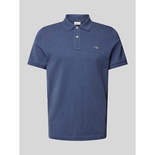 Koszulka polo o kroju regular fit z wyhaftowanym logo model ‘SHIELD’ ze sklepu Peek&Cloppenburg  w kategorii T-shirty męskie - zdjęcie 170550892