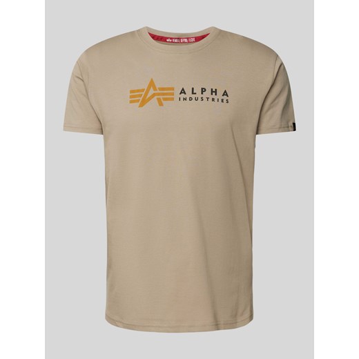 T-shirt z nadrukiem z logo ze sklepu Peek&Cloppenburg  w kategorii T-shirty męskie - zdjęcie 170550984
