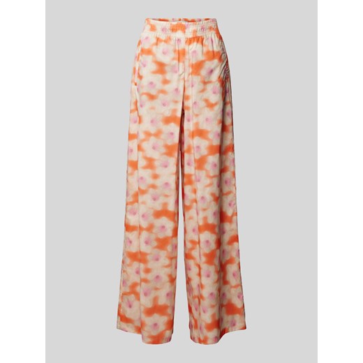 Spodnie z kwiatowym wzorem model ‘CEILING’ ze sklepu Peek&Cloppenburg  w kategorii Spodnie damskie - zdjęcie 170551092