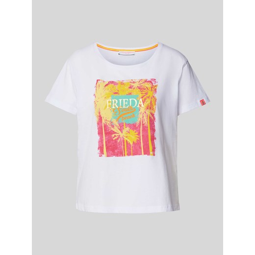 T-shirt z okrągłym dekoltem ze sklepu Peek&Cloppenburg  w kategorii Bluzki damskie - zdjęcie 170551122