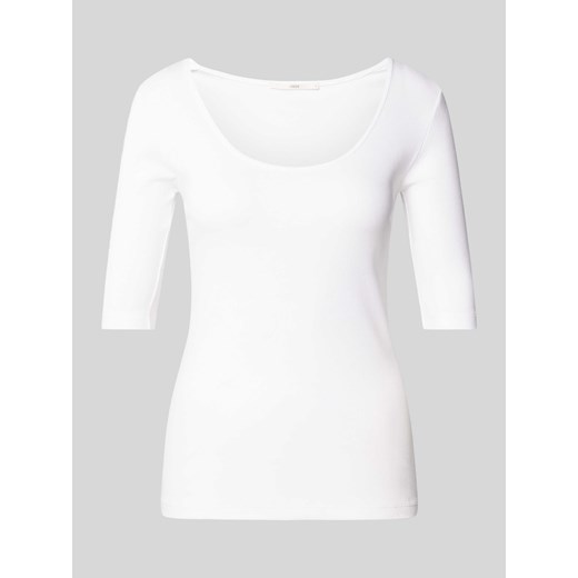T-shirt z efektem prążkowania ze sklepu Peek&Cloppenburg  w kategorii Bluzki damskie - zdjęcie 170551221