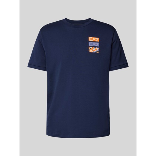 T-shirt z nadrukiem z logo ze sklepu Peek&Cloppenburg  w kategorii T-shirty męskie - zdjęcie 170551280