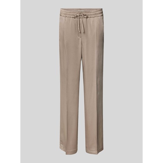 Spodnie materiałowe o rozkloszowanym kroju w kant model ‘AVRIL’ ze sklepu Peek&Cloppenburg  w kategorii Spodnie damskie - zdjęcie 170551412