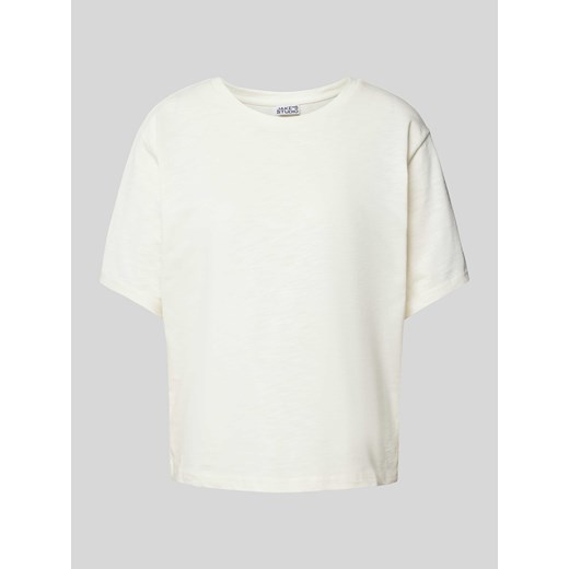 T-shirt w jednolitym kolorze ze sklepu Peek&Cloppenburg  w kategorii Bluzki damskie - zdjęcie 170551441