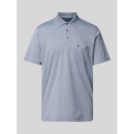 Koszulka polo o kroju regular fit ze wzorem na całej powierzchni ze sklepu Peek&Cloppenburg  w kategorii T-shirty męskie - zdjęcie 170551442