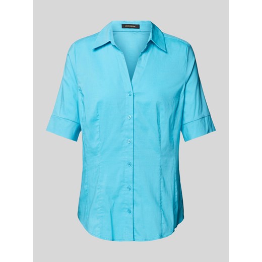 Bluzka z wykładanym kołnierzem ze sklepu Peek&Cloppenburg  w kategorii Koszule damskie - zdjęcie 170551452