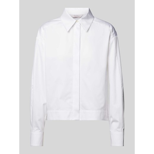 Bluzka w jednolitym kolorze model ‘DANDY’ ze sklepu Peek&Cloppenburg  w kategorii Koszule damskie - zdjęcie 170551472