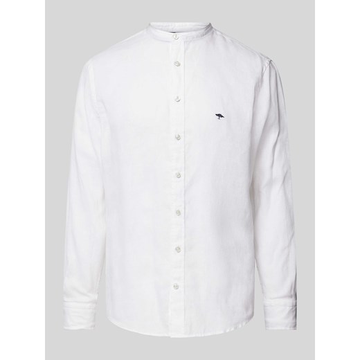 Koszula casulowa o kroju regular fit z lnu ze stójką ze sklepu Peek&Cloppenburg  w kategorii Koszule męskie - zdjęcie 170551561
