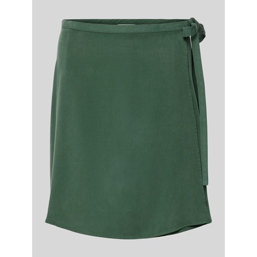 Spódnica mini w stylu kopertowym z lyocellu ze sklepu Peek&Cloppenburg  w kategorii Spódnice - zdjęcie 170551653