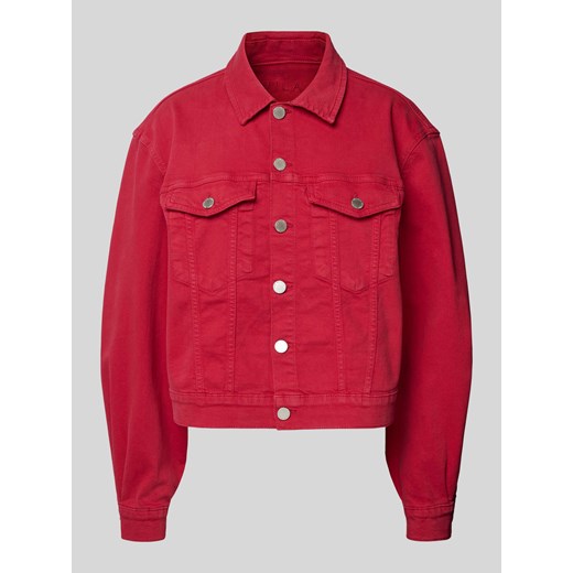 Kurtka jeansowa z wykładanym kołnierzem model ‘WEYLIE’ ze sklepu Peek&Cloppenburg  w kategorii Kurtki damskie - zdjęcie 170551831