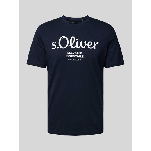 T-shirt z nadrukiem z logo ze sklepu Peek&Cloppenburg  w kategorii T-shirty męskie - zdjęcie 170552084