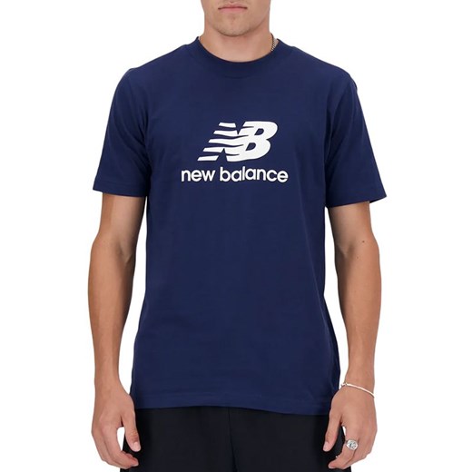 Koszulka New Balance MT41502NNY - granatowa ze sklepu streetstyle24.pl w kategorii T-shirty męskie - zdjęcie 170552700