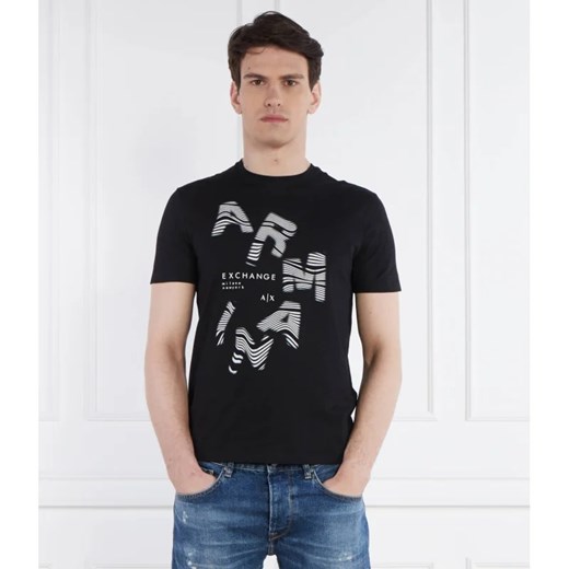 T-shirt męski Armani Exchange czarny 