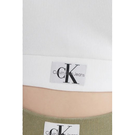 Bluzka damska Calvin Klein z okrągłym dekoltem