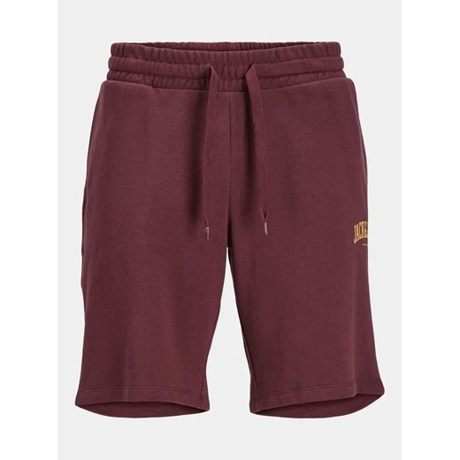 Jack&Jones Szorty sportowe Josh 12248833 Bordowy Comfort Fit XXL MODIVO