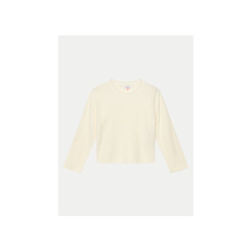 Vero Moda Girl Sweter Sayla 10300633 Beżowy Regular Fit ze sklepu MODIVO w kategorii Swetry dziewczęce - zdjęcie 170553863