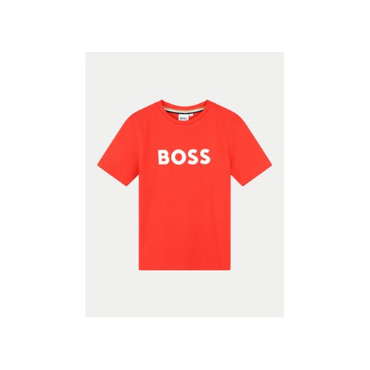 Boss T-Shirt J50718 S Czerwony Regular Fit ze sklepu MODIVO w kategorii T-shirty chłopięce - zdjęcie 170553924