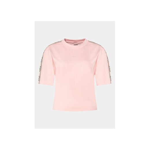 Guess T-Shirt V3RI08 I3Z14 Różowy Regular Fit Guess L MODIVO