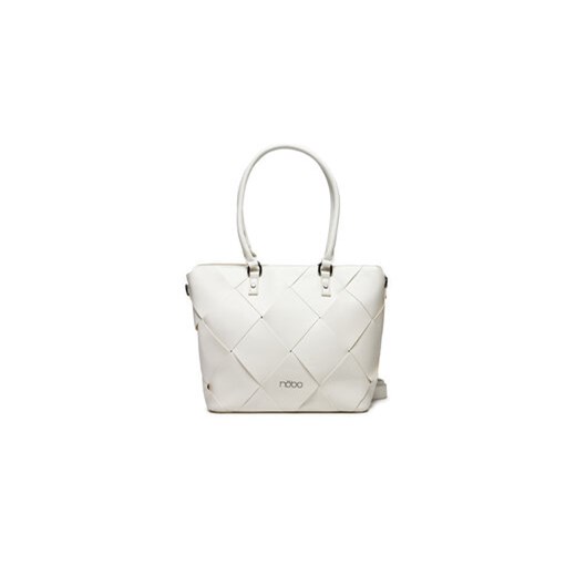 Nobo Torebka NBAG-K1251-C000 Biały ze sklepu MODIVO w kategorii Torby Shopper bag - zdjęcie 170554240