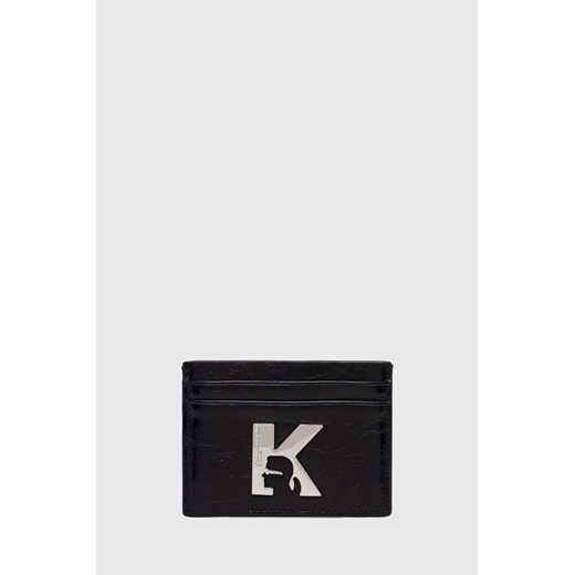 Karl Lagerfeld Jeans etui na karty kolor czarny ONE ANSWEAR.com